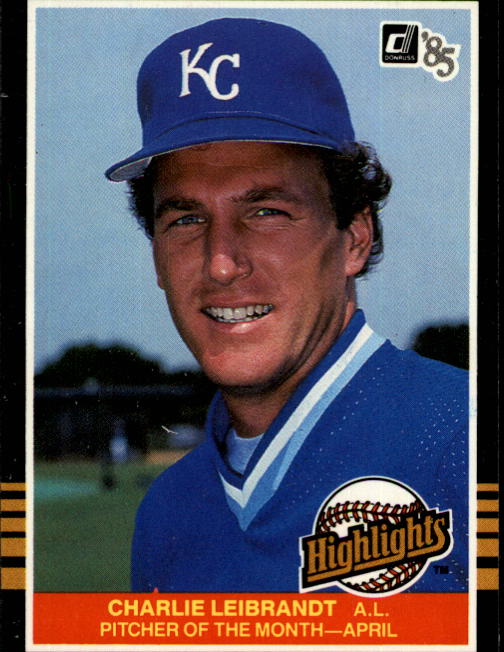 1985 Donruss Highlights #4 Charlie Leibrandt
