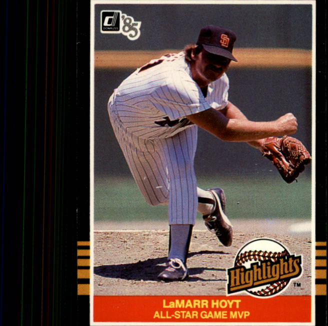 1985 Donruss Highlights #23 LaMarr Hoyt