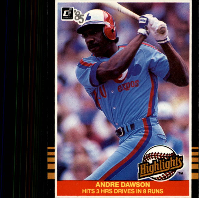1985 Donruss Highlights #41 Andre Dawson