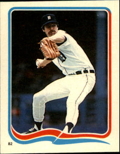 1985 Fleer Star Stickers #82 Jack Morris