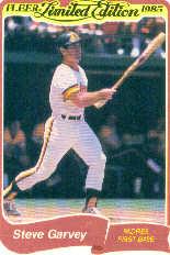 1985 Fleer Limited Edition #9 Steve Garvey