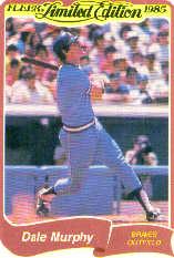 1985 Fleer Limited Edition #22 Dale Murphy