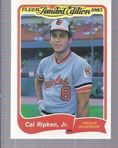 1985 Fleer Limited Edition #28 Cal Ripken