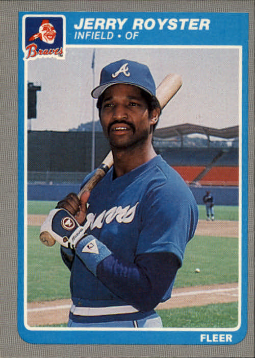 1985 Fleer #340 Jerry Royster