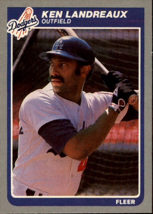 1985 Fleer #375 Ken Landreaux