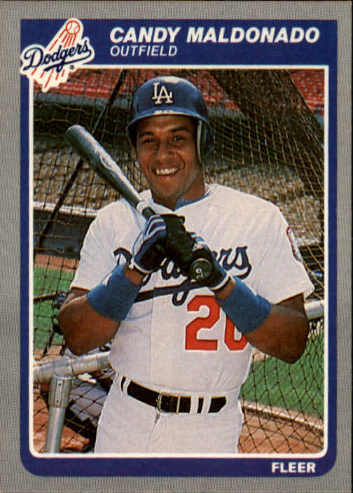 1985 Fleer #376 Candy Maldonado