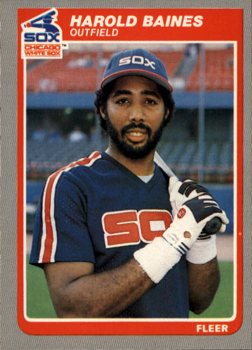 1985 Fleer #507 Harold Baines