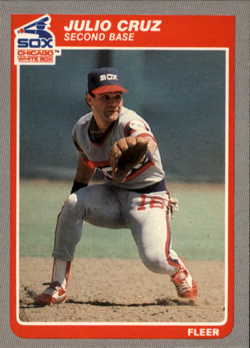 1985 Fleer #510 Julio Cruz