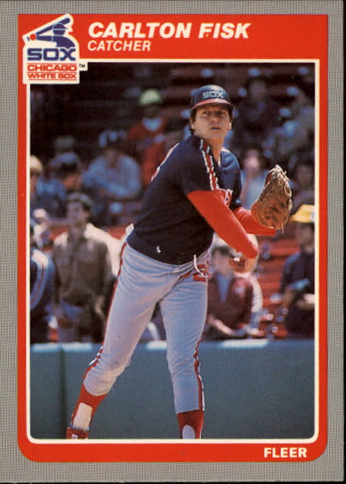 1985 Fleer #513 Carlton Fisk