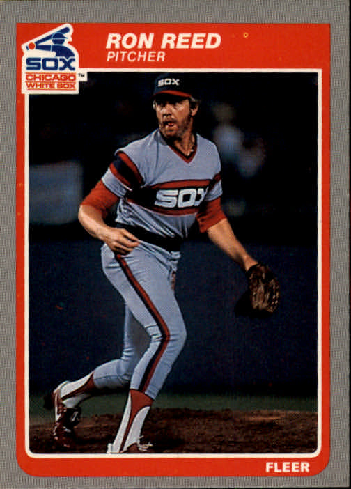 1985 Fleer #524 Ron Reed