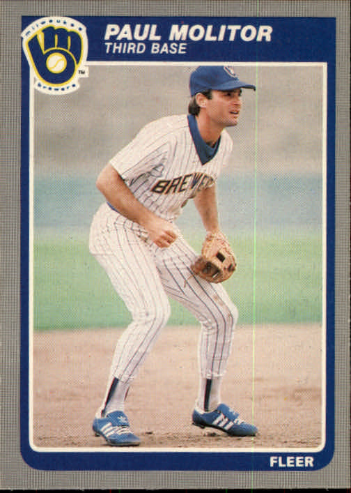1985 Fleer #588 Paul Molitor