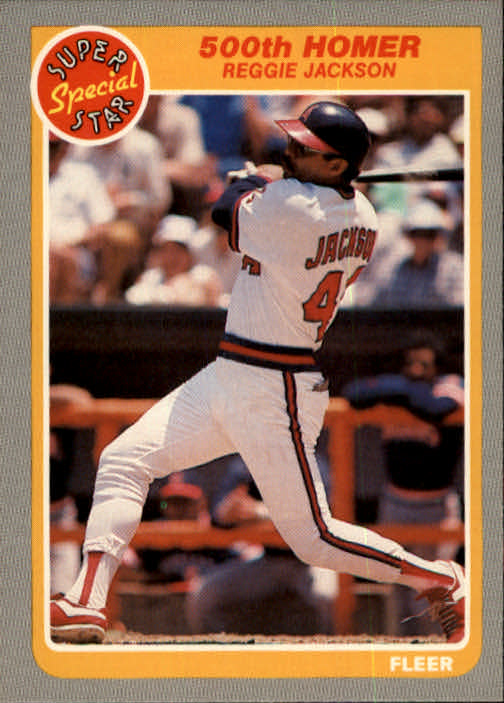 1985 Fleer #639 Reggie Jackson IA