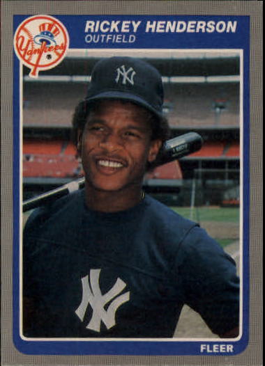 1985 Fleer Update #51 Rickey Henderson