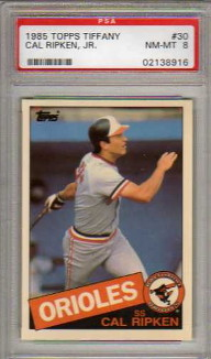1985 Topps Tiffany #30 Cal Ripken
