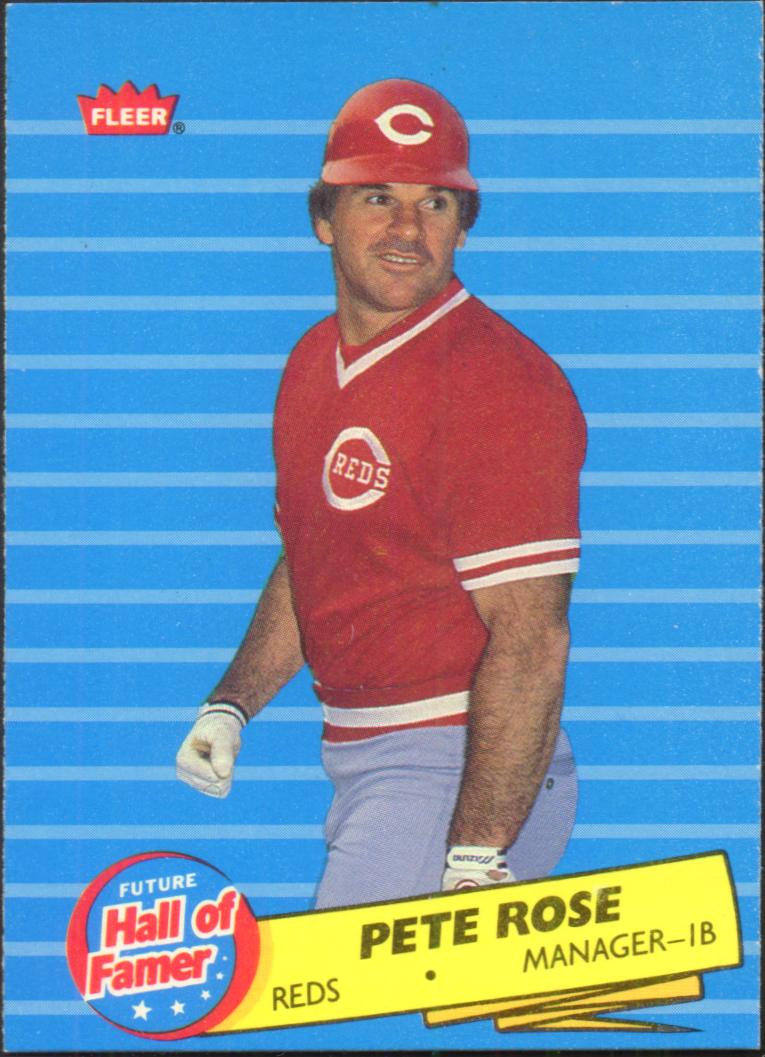 1986 Fleer Future Hall of Famers #1 Pete Rose