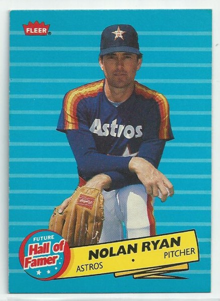 1986 Fleer Future Hall of Famers #5 Nolan Ryan