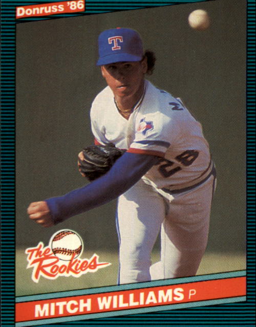 1986 Donruss Rookies #19 Mitch Williams XRC