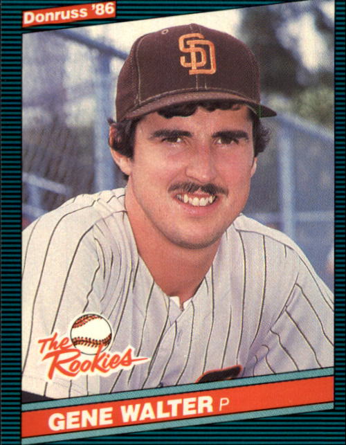 1986 Donruss Rookies #47 Gene Walter