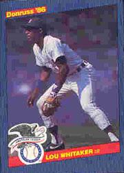 1986 Donruss All-Stars #11 Lou Whitaker