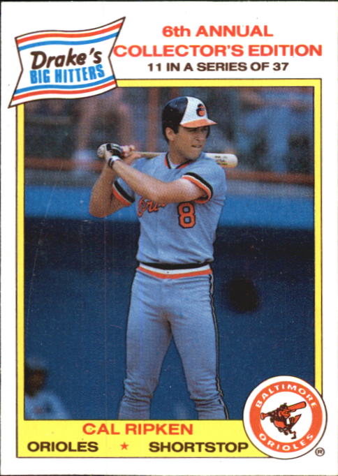 1986 Drake's #11 Cal Ripken CS