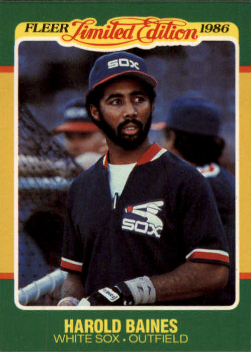 1986 Fleer Limited Edition #3 Harold Baines