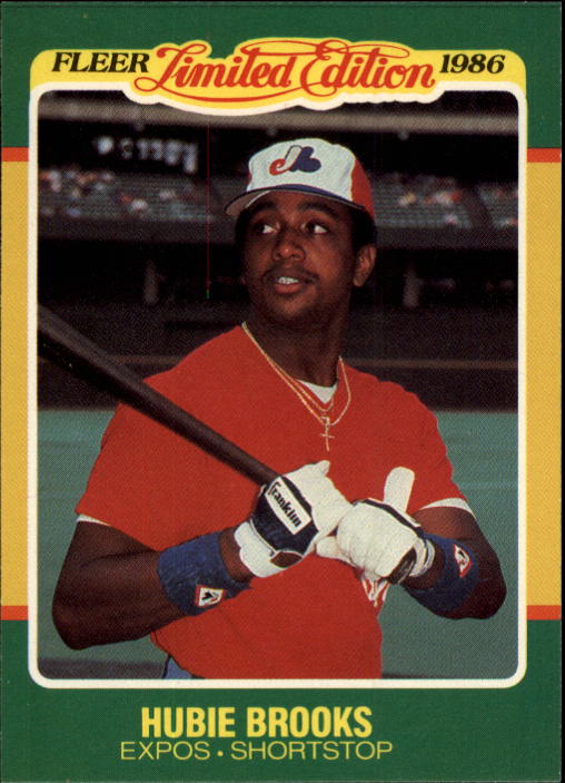 1986 Fleer Limited Edition #7 Hubie Brooks