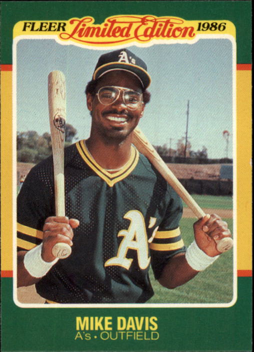1986 Fleer Limited Edition #14 Mike Davis