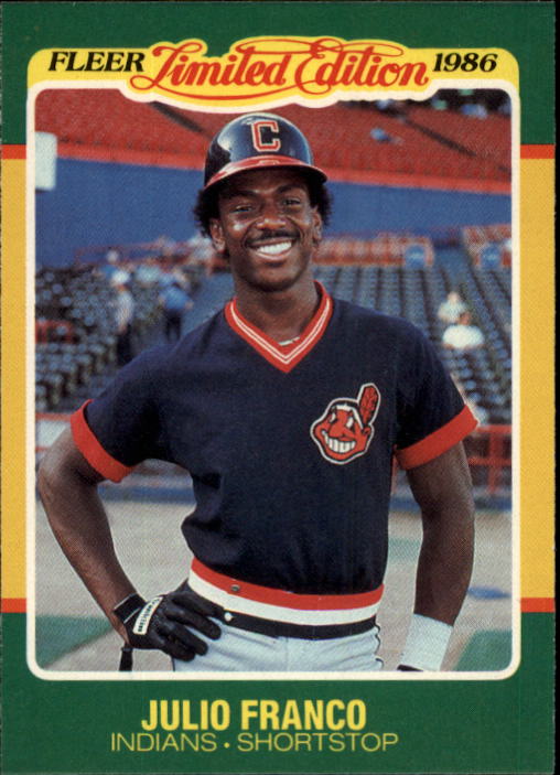 1986 Fleer Limited Edition #16 Julio Franco