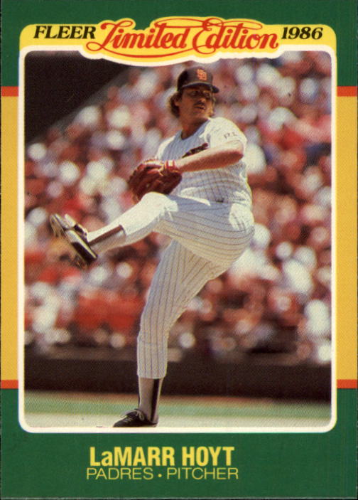 1986 Fleer Limited Edition #25 LaMarr Hoyt