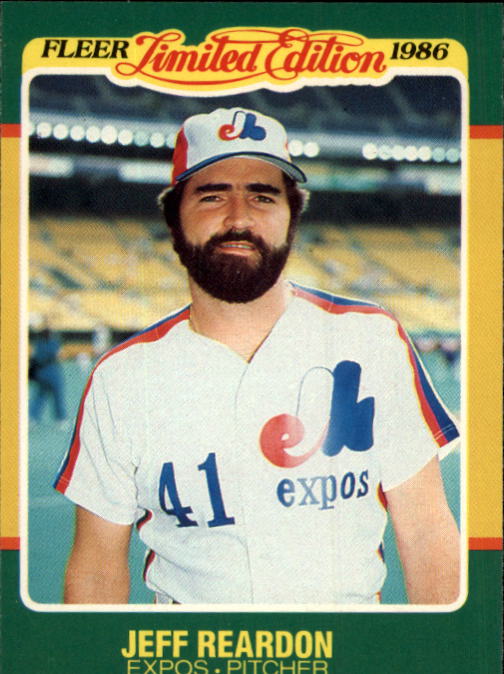 1986 Fleer Limited Edition #35 Jeff Reardon