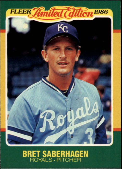 1986 Fleer Limited Edition #38 Bret Saberhagen