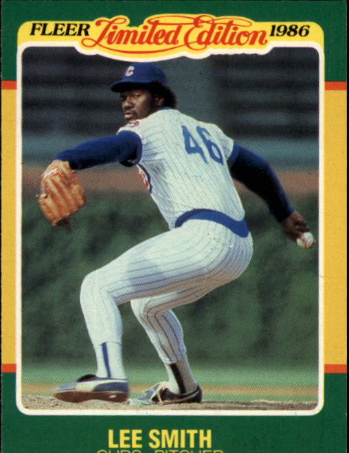 1986 Fleer Limited Edition #42 Lee Smith