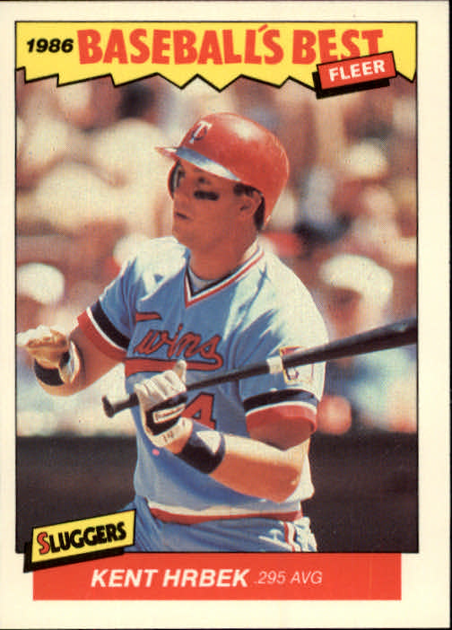 1986 Fleer Sluggers/Pitchers #17 Kent Hrbek
