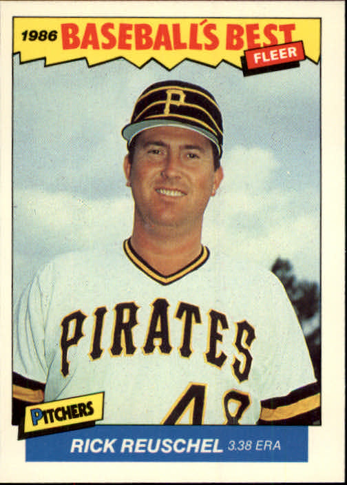 1986 Fleer Sluggers/Pitchers #27 Rick Reuschel
