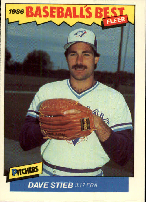1986 Fleer Sluggers/Pitchers #37 Dave Stieb