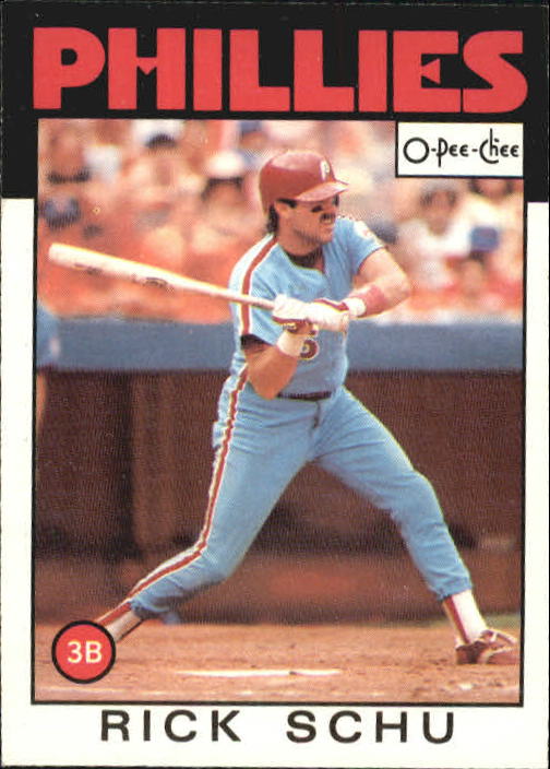 1986 O-Pee-Chee #16 Rick Schu