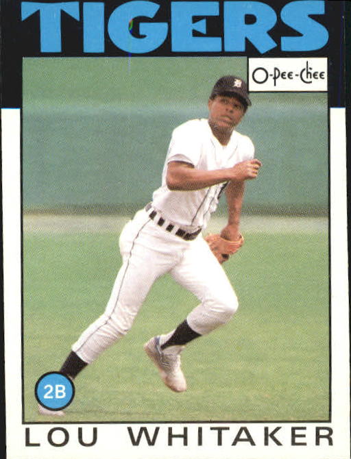 1986 O-Pee-Chee #20 Lou Whitaker
