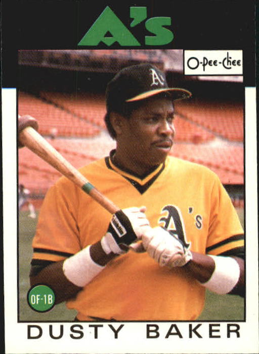 1986 O-Pee-Chee #31 Dusty Baker