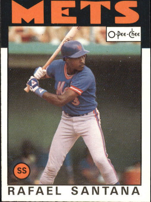 1986 O-Pee-Chee #102 Rafael Santana