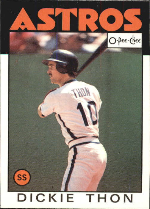 1986 O-Pee-Chee #166 Dickie Thon