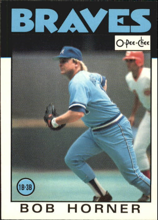 1986 O-Pee-Chee #220 Bob Horner