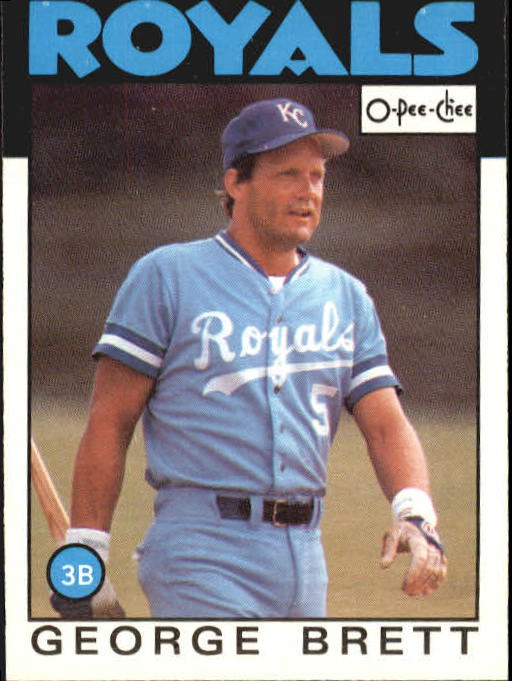 1986 O-Pee-Chee #300 George Brett