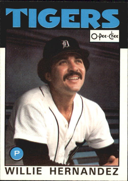 1986 O-Pee-Chee #341 Willie Hernandez