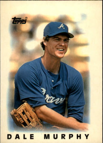 1986 Topps Mini Leaders #37 Dale Murphy