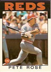 1986 Topps Tiffany #1 Pete Rose !