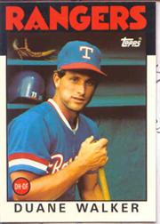 1986 Topps Tiffany #22 Duane Walker