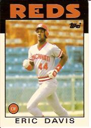 1986 Topps Tiffany #28 Eric Davis