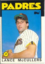 1986 Topps Tiffany #44 Lance McCullers