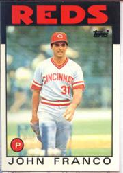 1986 Topps Tiffany #54 John Franco