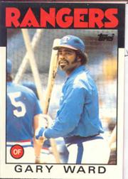 1986 Topps Tiffany #105 Gary Ward